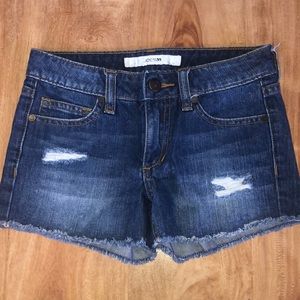 Denim shorts